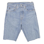 LEVI'S Mens Shorts Blue Denim XS W27 Casual Classic Faded Lightwash