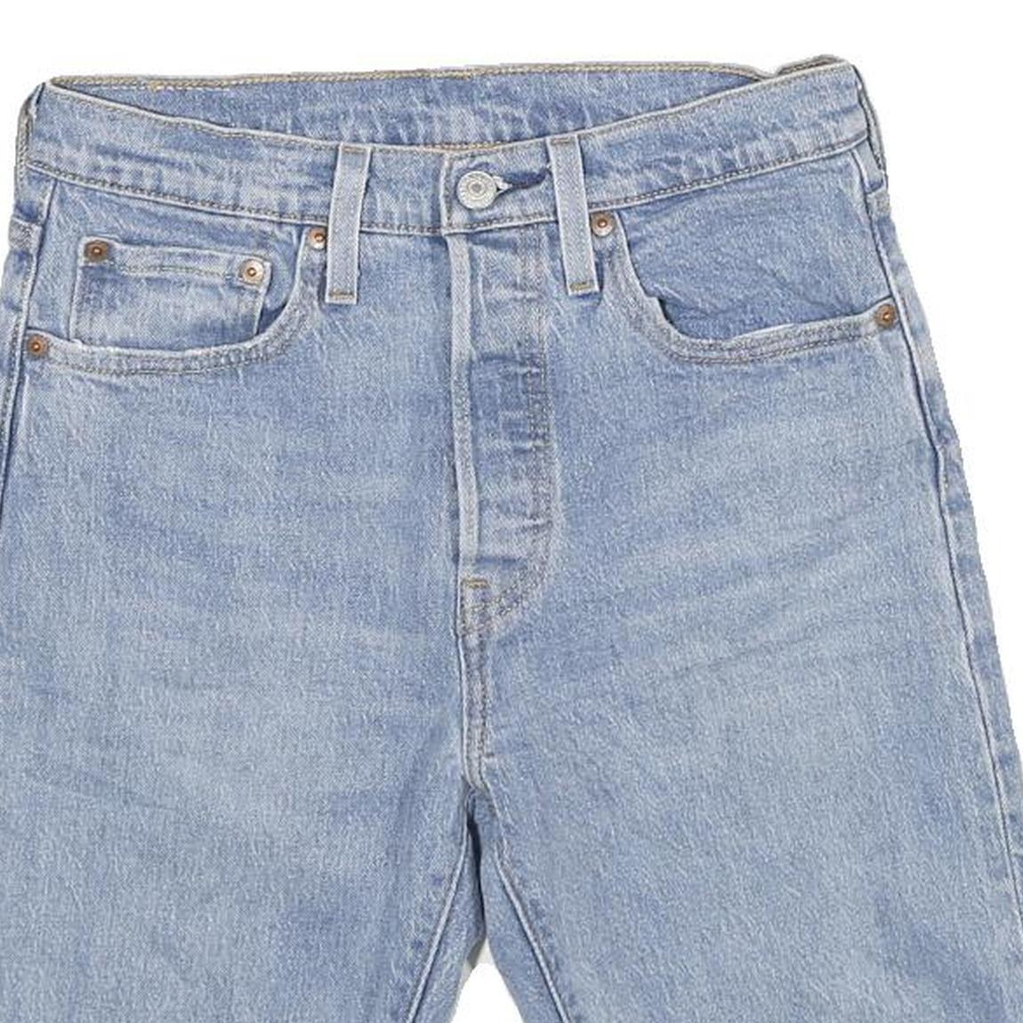 LEVI'S Mens Shorts Blue Denim XS W27 Casual Classic Faded Lightwash