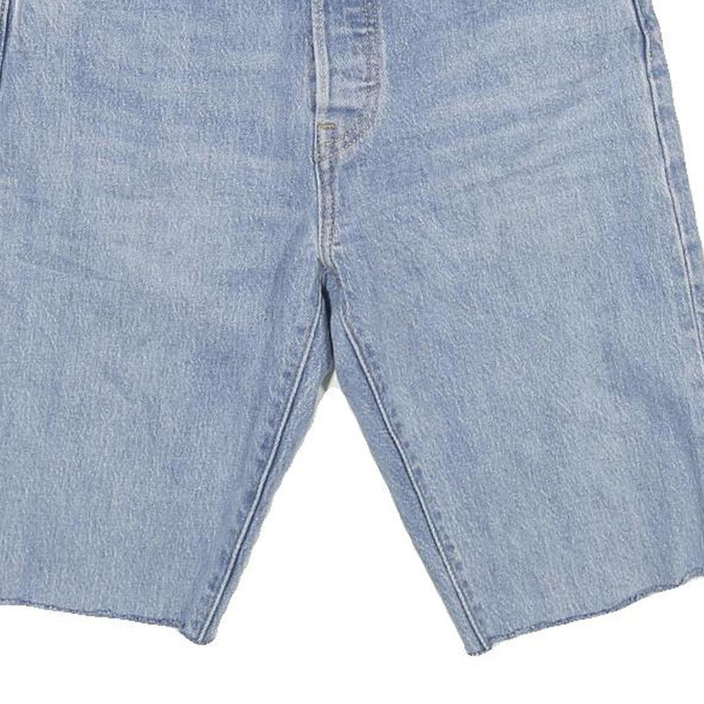 LEVI'S Mens Shorts Blue Denim XS W27 Casual Classic Faded Lightwash