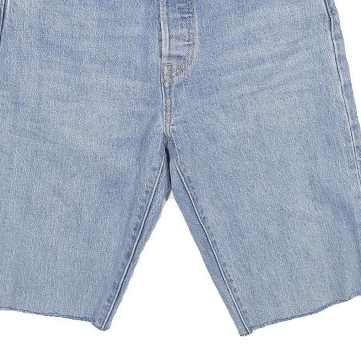 LEVI'S Mens Shorts Blue Denim XS W27 Casual Classic Faded Lightwash