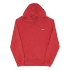 NIKE Mens Red Hoodie L Square Dance Club Cotton Blend Pullover Sweatshirt