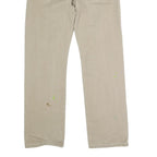 CARHARTT Mens Regular Fit Beige Cotton Blend Straight Leg Trousers W32 L30