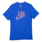 NIKE Mens T-Shirt Blue S