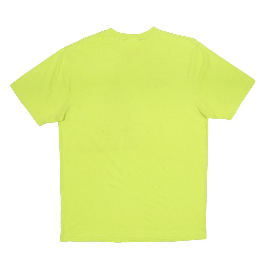 CARHARTT Mens Yellow Wagenfuhr Timber Falling Pocket T-Shirt M Short Sleeve Crew