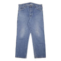 DICKIES Mens Regular Blue Denim Jeans W36 L30 Classic Cotton Zip Pocket Workwear