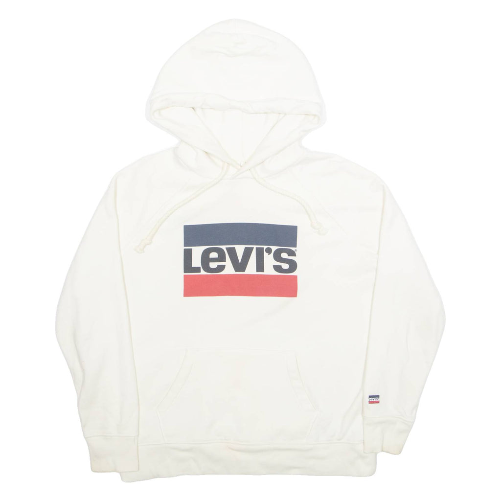 LEVI'S Mens Cream Hoodie M