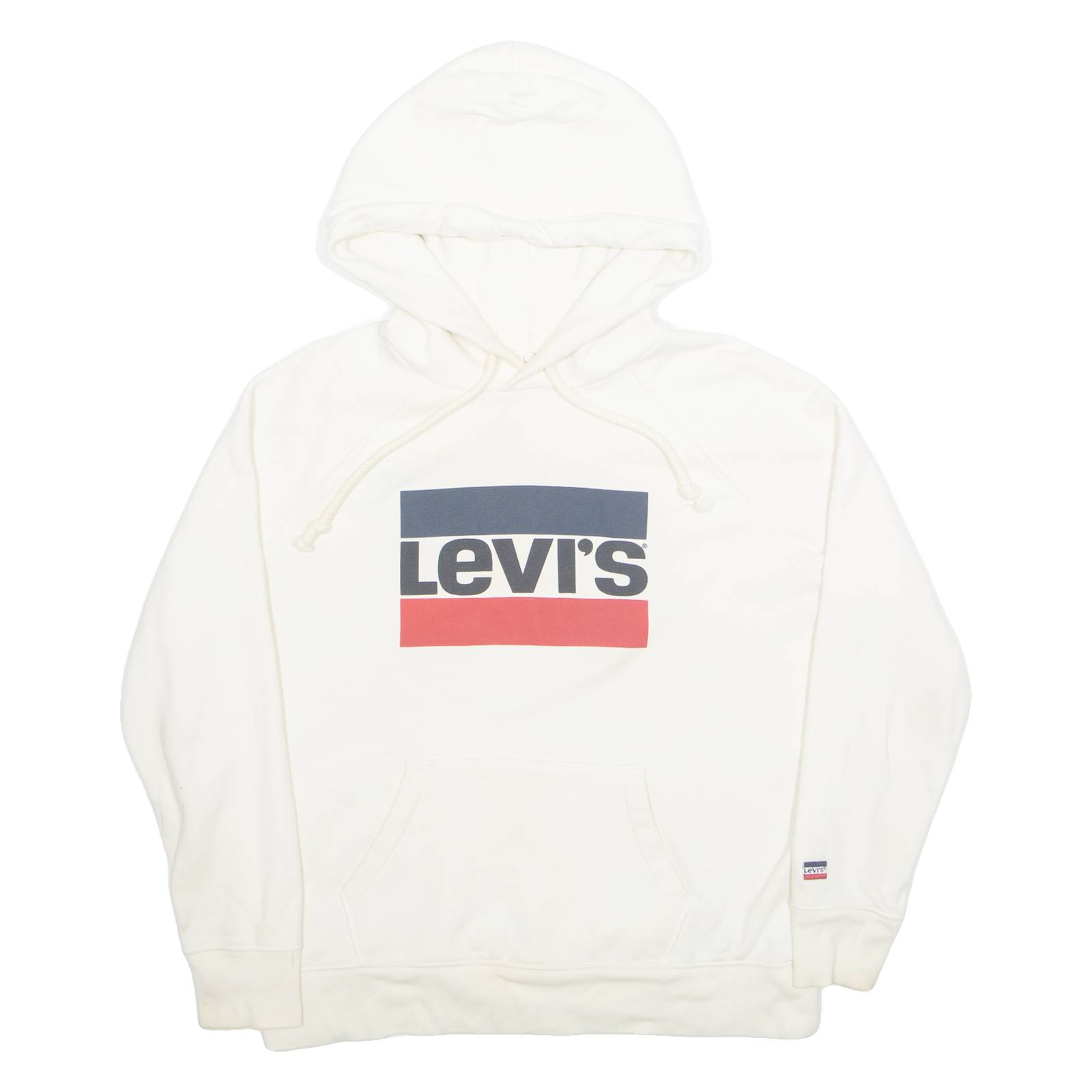 LEVI'S Mens Cream Hoodie M