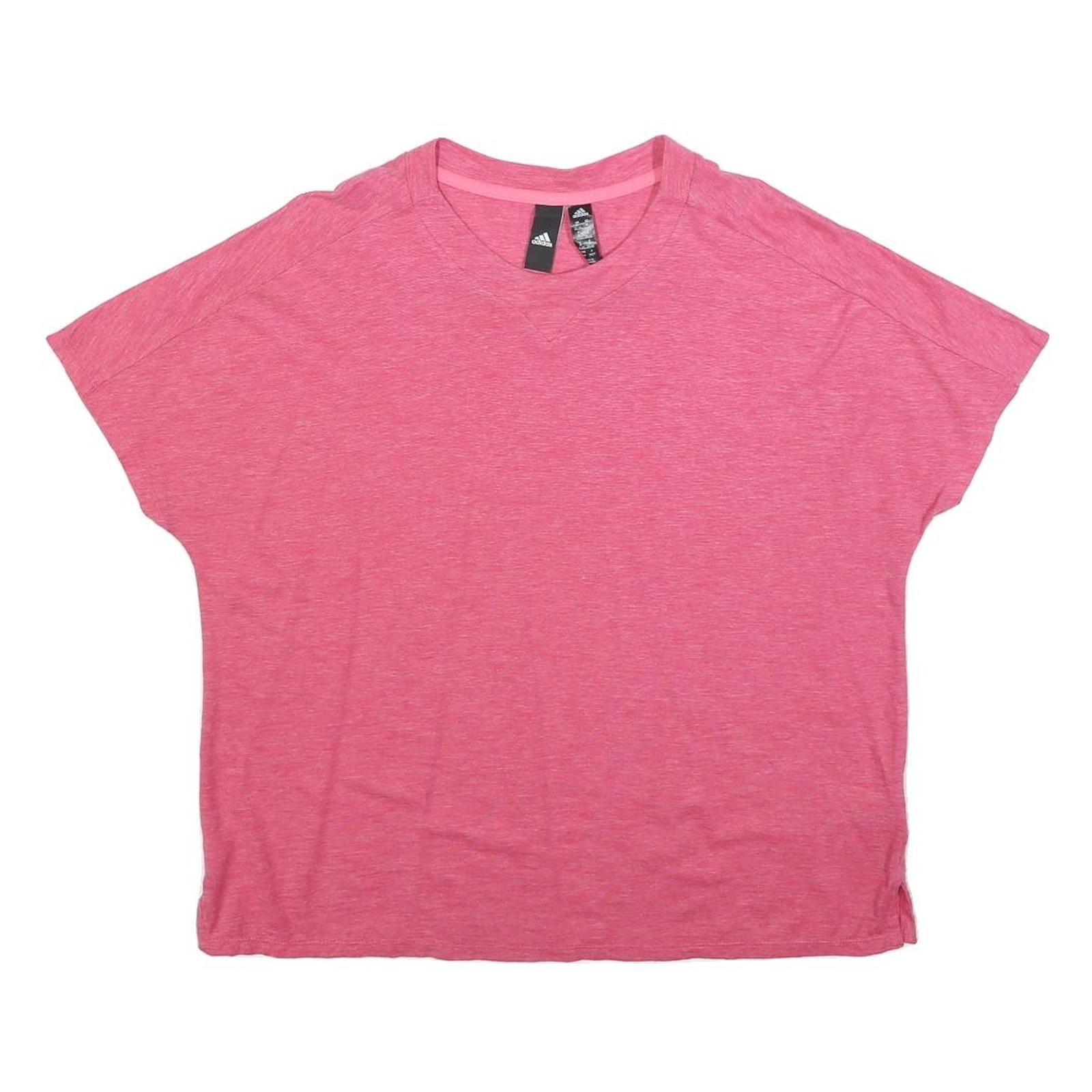 ADIDAS Womens Pink Modern T-Shirt M Short Sleeve Crew Neck Sportswear