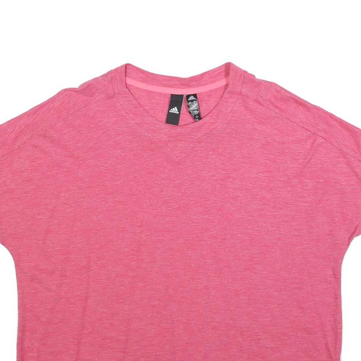 ADIDAS Womens Pink Modern T-Shirt M Short Sleeve Crew Neck Sportswear