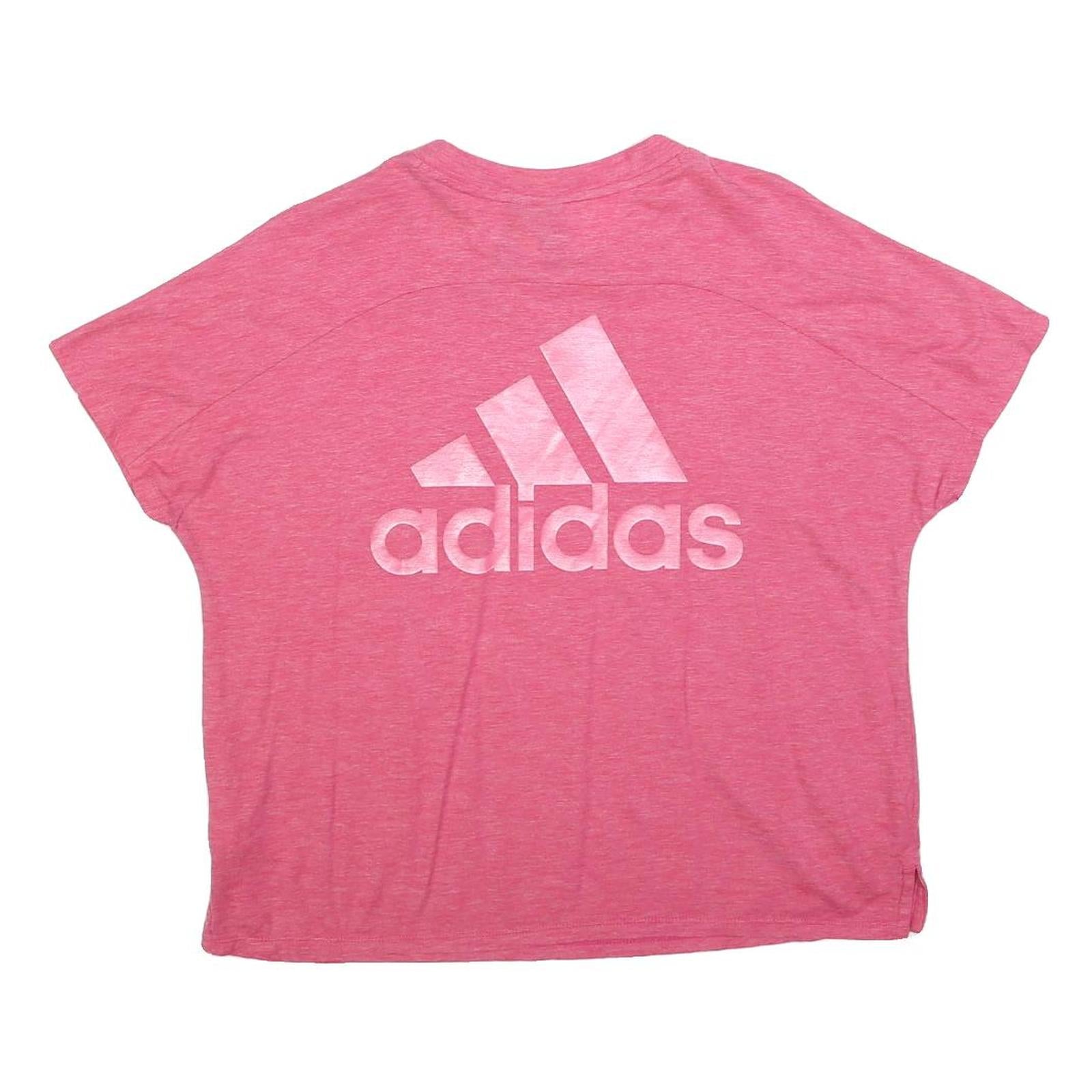 ADIDAS Womens Pink Modern T-Shirt M Short Sleeve Crew Neck Sportswear