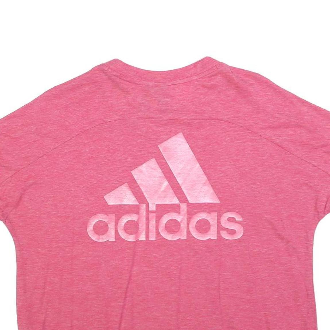 ADIDAS Womens Pink Modern T-Shirt M Short Sleeve Crew Neck Sportswear