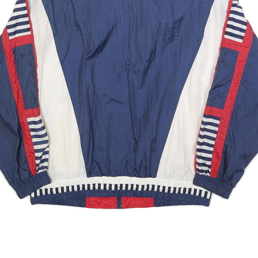 RIVER EDGE SPORT Womens Blue White & Red Windbreaker Jacket XL Nylon Casual