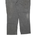 CARHARTT Mens Relaxed Fit Grey Jeans Cotton Blend Zip W40 L30 Workwear Durable