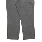 CARHARTT Mens Relaxed Fit Grey Jeans Cotton Blend Zip W40 L30 Workwear Durable