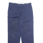DICKIES Chino Mens Trousers Blue Regular Straight W34 L31