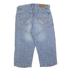 ARIZONA JEAN COMPANY Mens Denim Blue Casual Shorts M W32 Patchwork