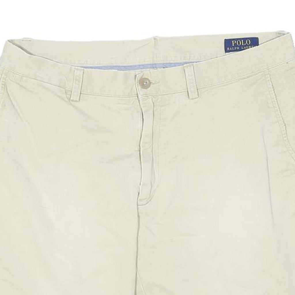 POLO RALPH LAUREN Mens Shorts Beige Casual Classic Size M W34 Cotton Blend
