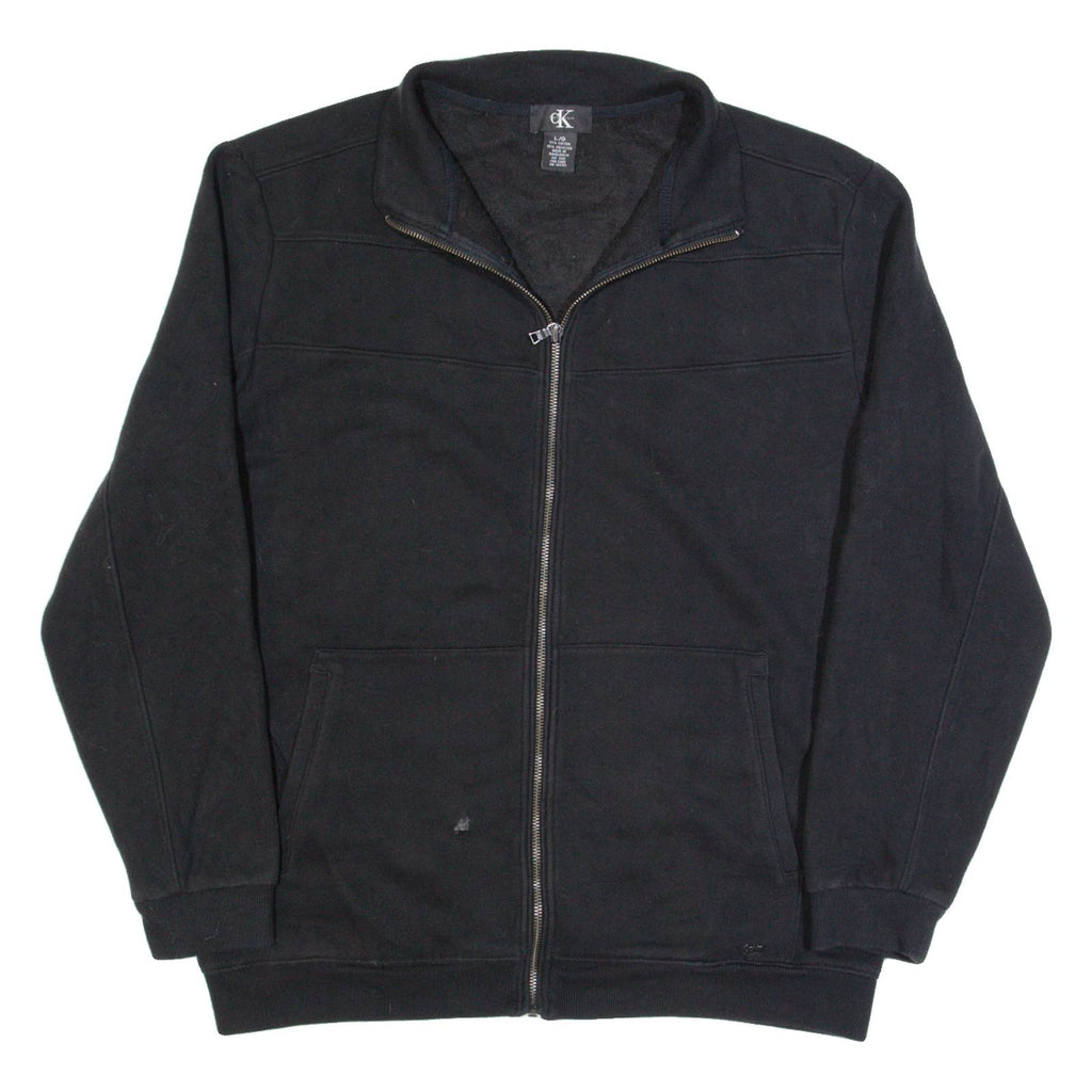 CALVIN KLEIN Mens Track Jacket Black L