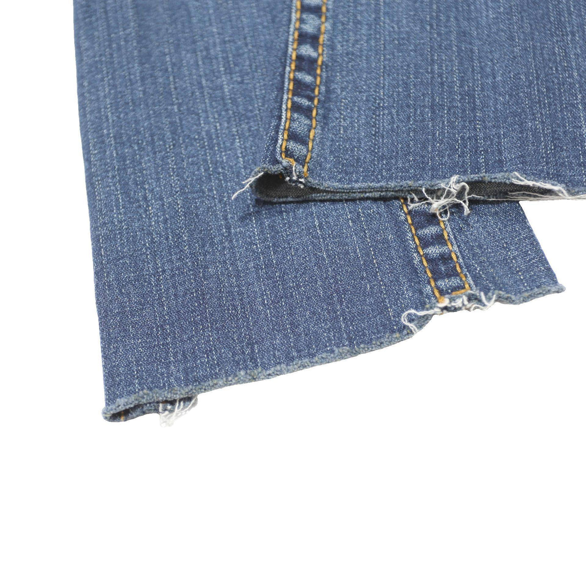 TRUE RELIGION Womens Blue Slim Bootcut Denim Medium Cotton Blend W26 L31 Zip