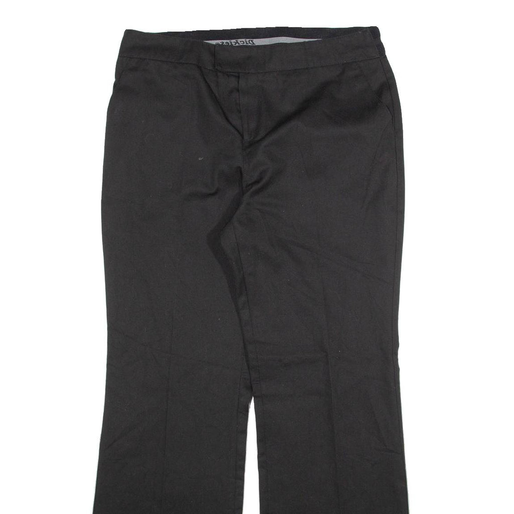 DICKIES Womens Trousers Black Regular Bootcut W32 L30