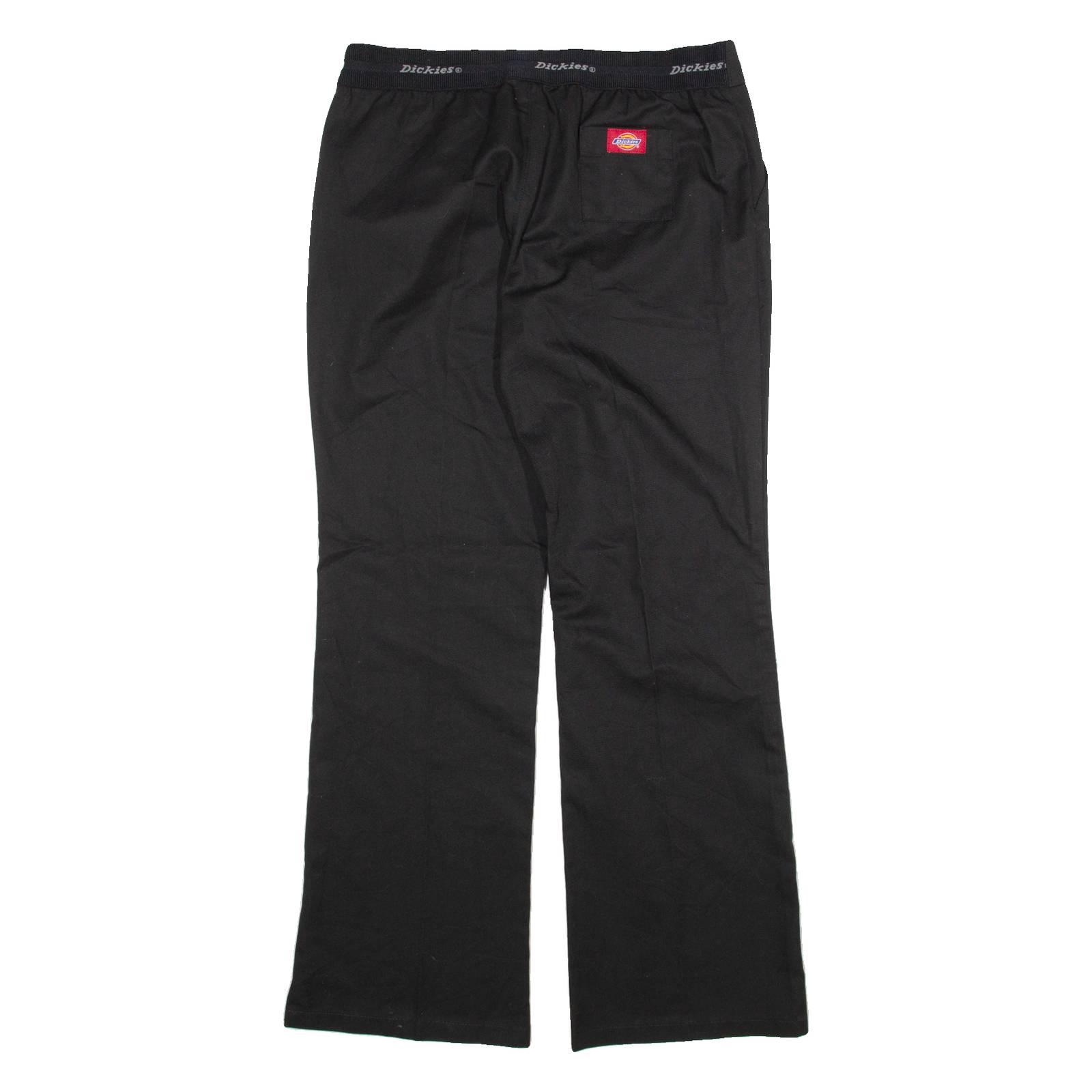 DICKIES Womens Trousers Black Regular Bootcut W32 L30