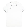 NIKE Mens White Polo Shirt Short Sleeve Cotton M Logo Sport Casual
