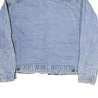 INTERNATIONAL DENIM Mens Blue Cotton Denim Jacket XL Button Plain Casual Classic