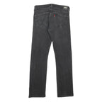 LEVI'S 504 Womens Relaxed Straight Denim Dark W30 L32 Classic Zip Jeans
