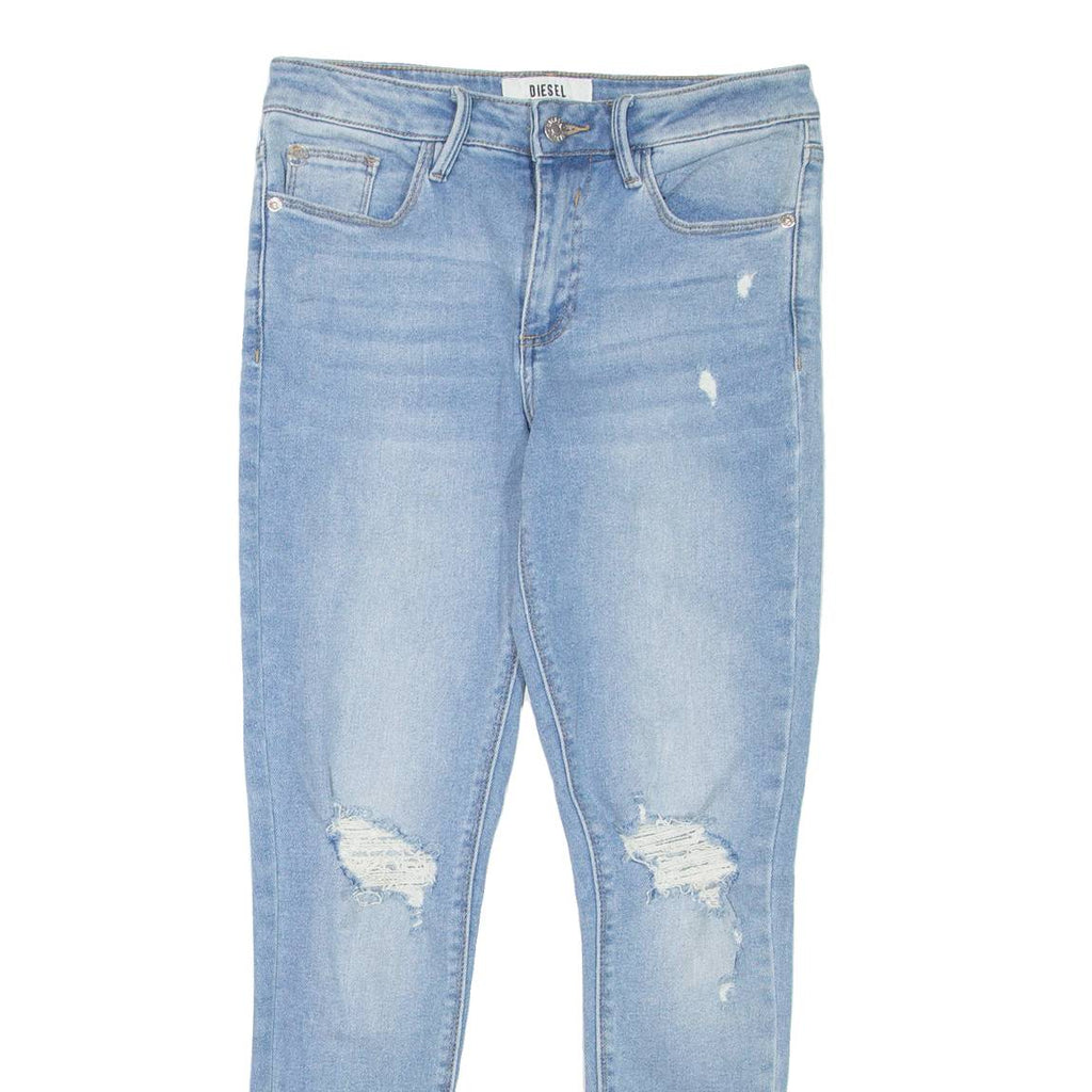 DIESEL Distressed Womens Jeans Blue Regular Skinny W28 L27