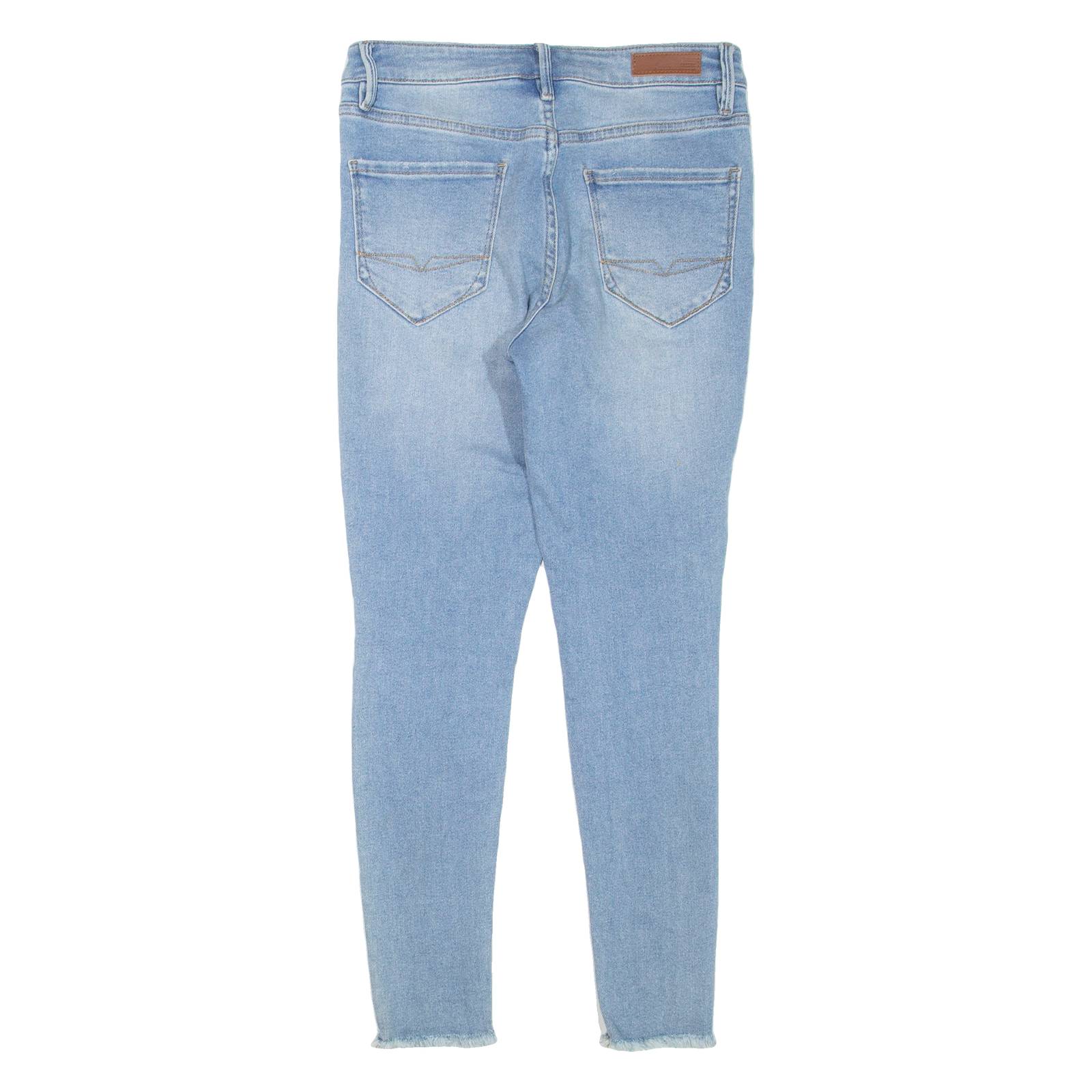 DIESEL Distressed Womens Jeans Blue Regular Skinny W28 L27