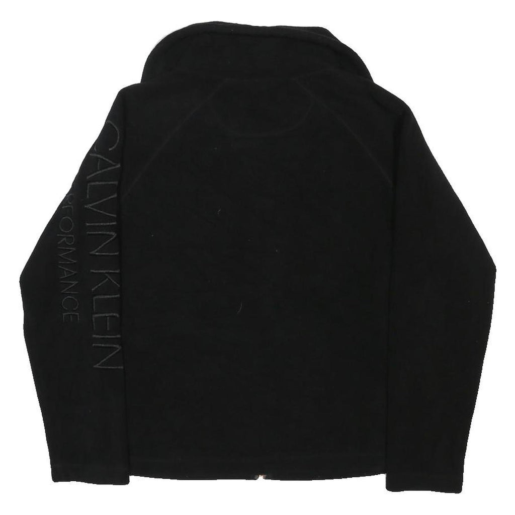 CALVIN KLEIN PERFORMANCE Womens Black Jacket M Polyester Blend Zip Warm