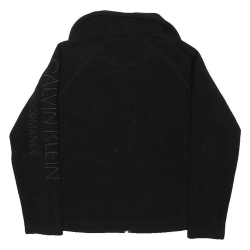 CALVIN KLEIN PERFORMANCE Womens Black Jacket M Polyester Blend Zip Warm