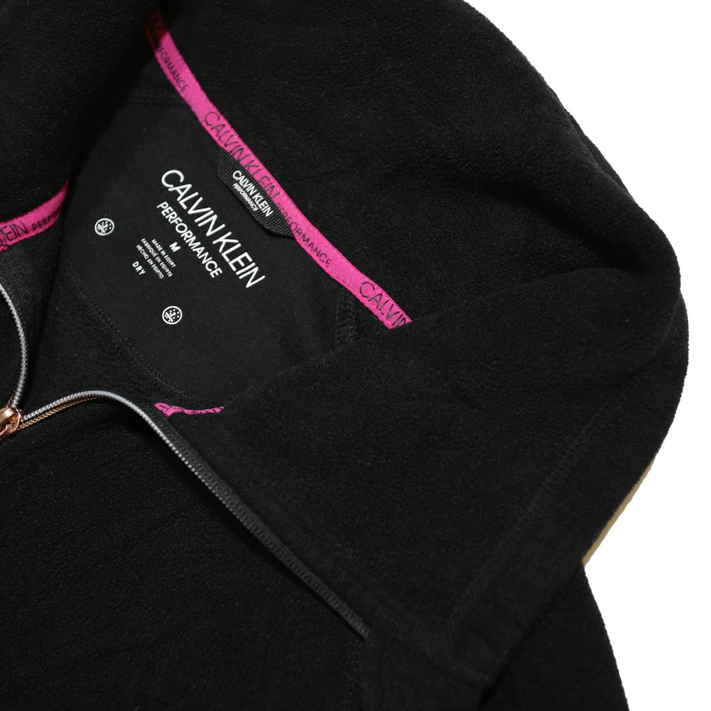 CALVIN KLEIN PERFORMANCE Womens Black Jacket M Polyester Blend Zip Warm