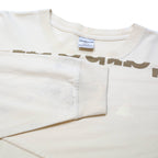 CARHARTT Mens Cream White Logo Print Long Sleeve Crew Neck XL Cotton Shirt