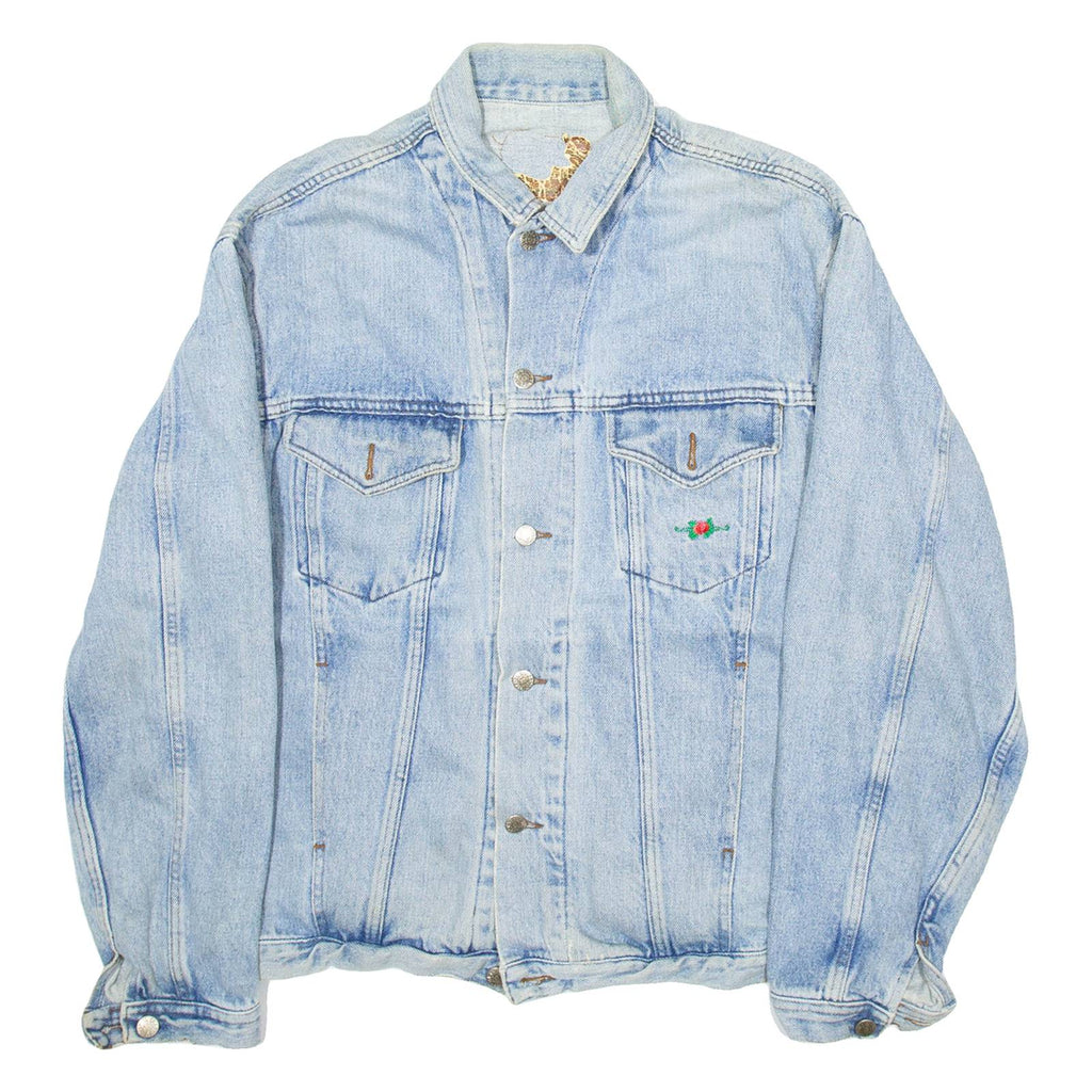 CHARRO JEANS Womens Denim Jacket Blue XL