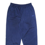 NIKE Mens Joggers Blue 2XL W32 L31 Regular Tapered Fit Polyester Sportswear