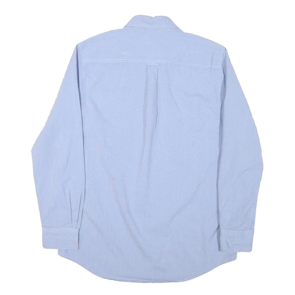 TOMMY HILFIGER Mens Blue Shirt S Button-Down Collar Cotton Blend Casual