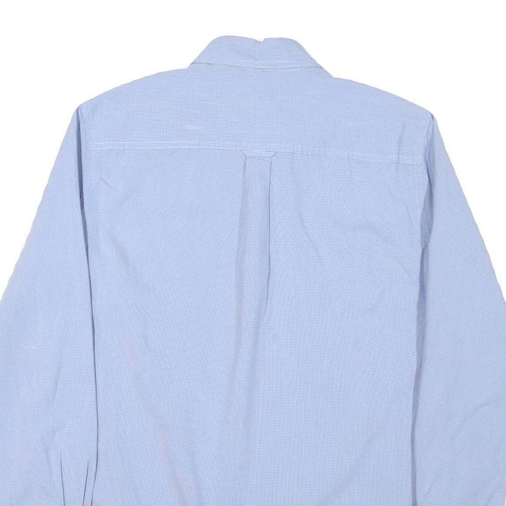 TOMMY HILFIGER Mens Blue Shirt S Button-Down Collar Cotton Blend Casual