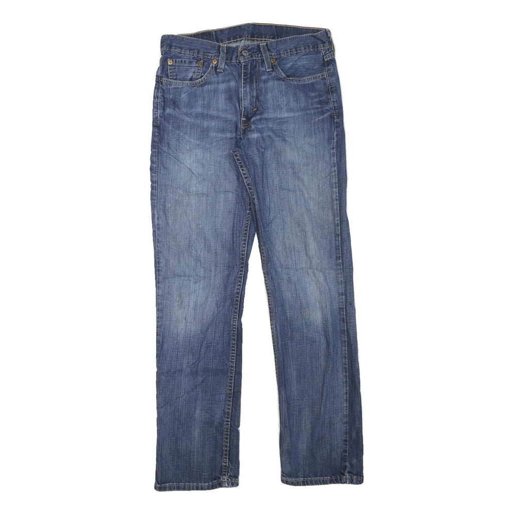 LEVI'S Mens Blue Regular Straight Denim Medium W30 L32 Classic Fit Jeans