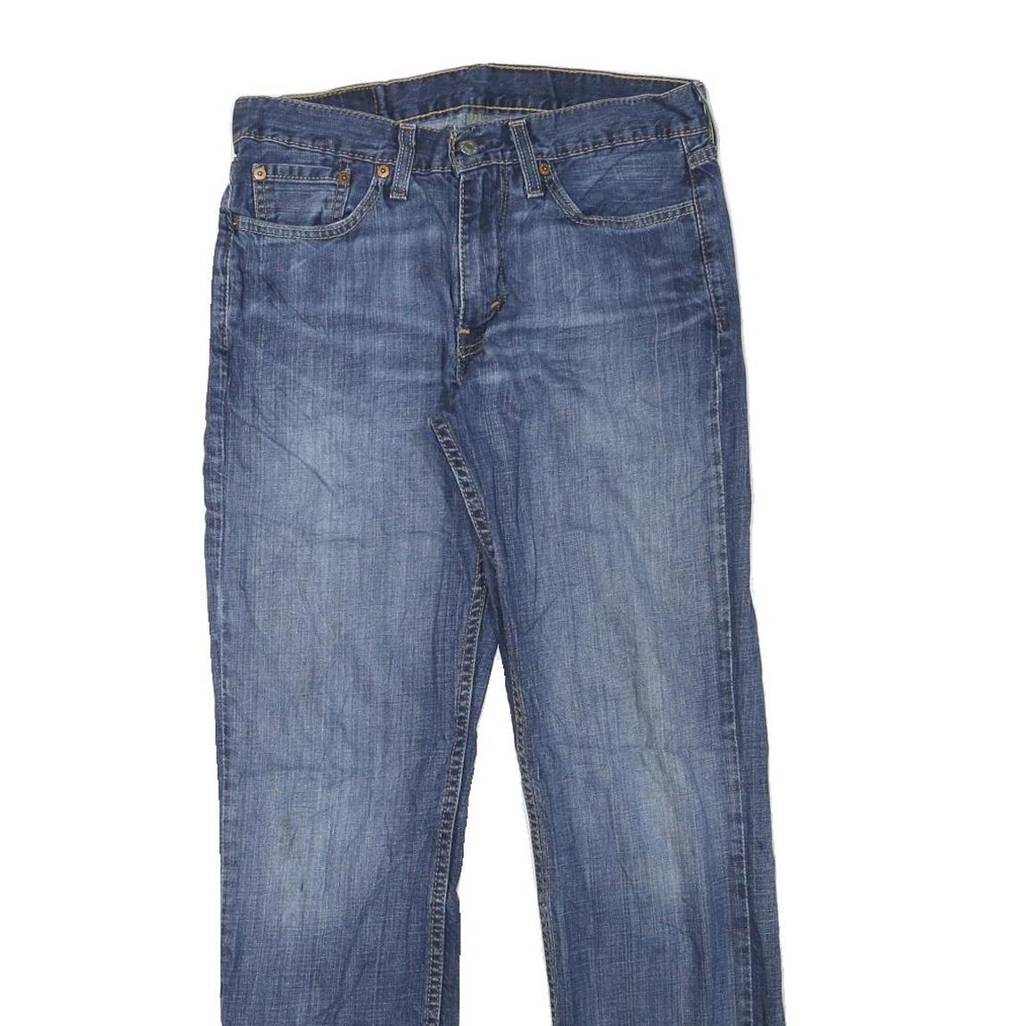 LEVI'S Mens Blue Regular Straight Denim Medium W30 L32 Classic Fit Jeans