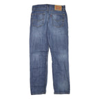LEVI'S Mens Blue Regular Straight Denim Medium W30 L32 Classic Fit Jeans