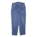 LEE Womens Relaxed Blue Denim Medium Wash Jeans W30 L26 Classic Style Zip