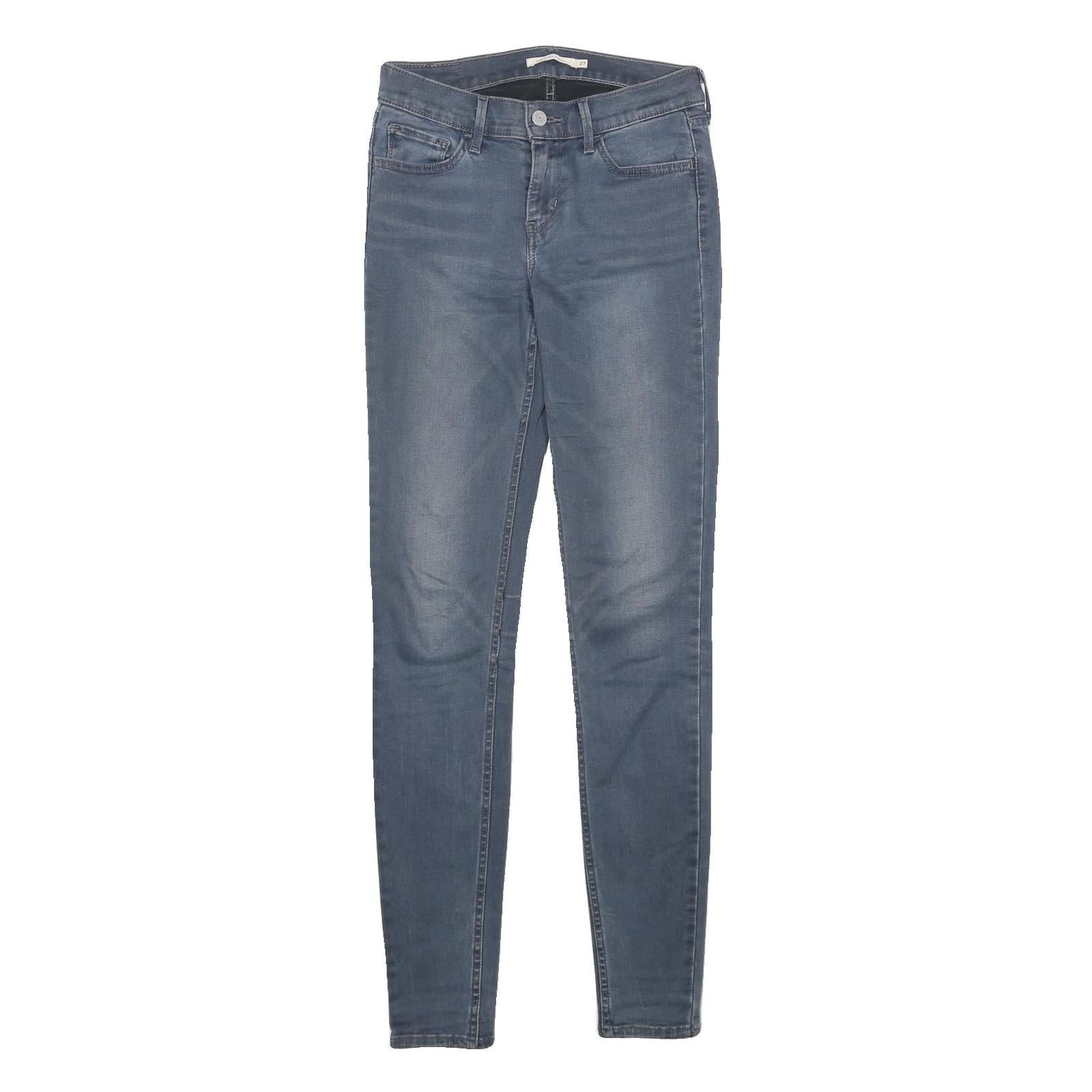LEVI'S 710 Super Skinny Womens Jeans Blue Slim Skinny Denim Medium W27 L32