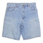 FLAGSHIP Mens Shorts Blue Casual Denim M W34 Lightweight Summer