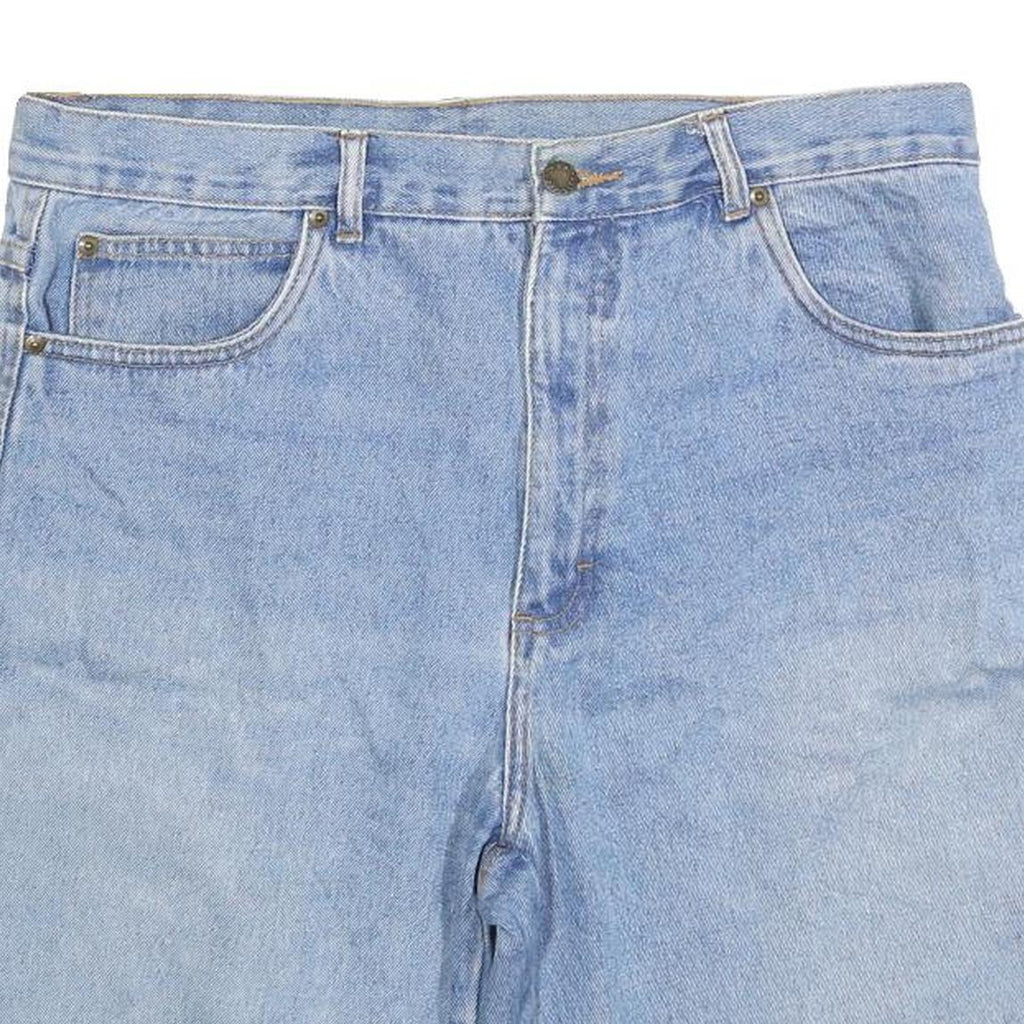 FLAGSHIP Mens Shorts Blue Casual Denim M W34 Lightweight Summer