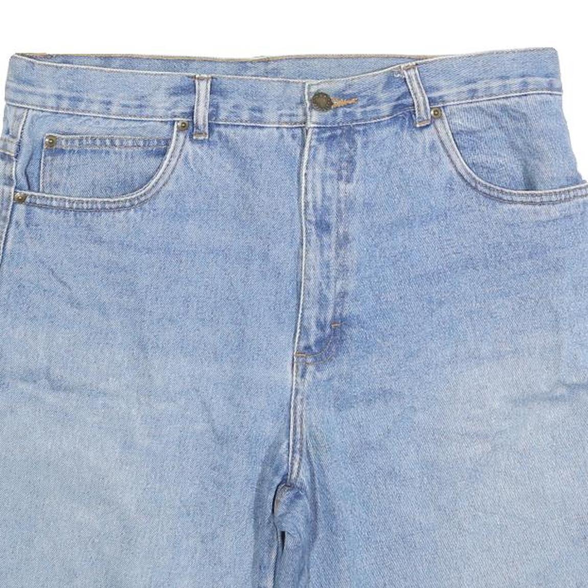FLAGSHIP Mens Shorts Blue Casual Denim M W34 Lightweight Summer