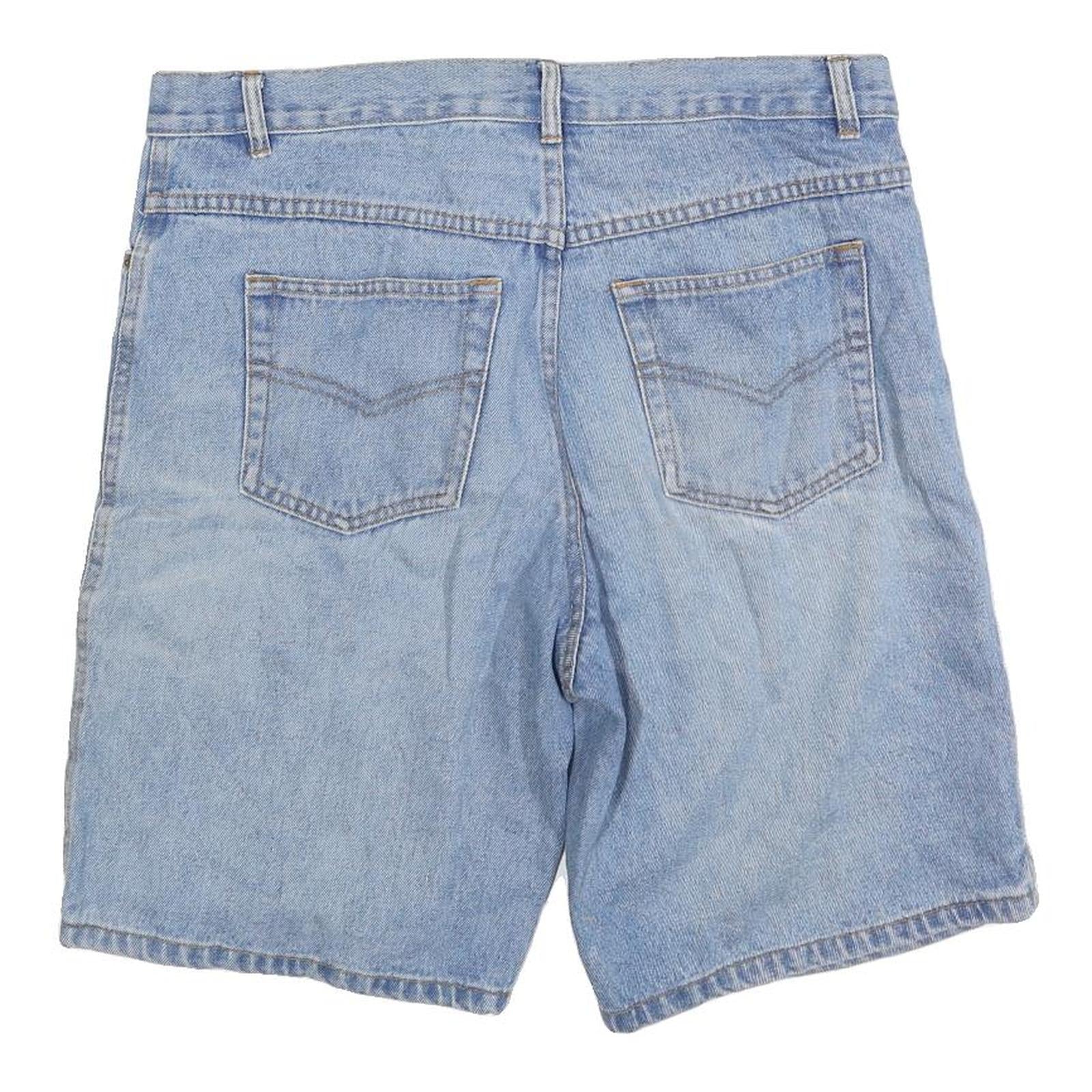 FLAGSHIP Mens Shorts Blue Casual Denim M W34 Lightweight Summer