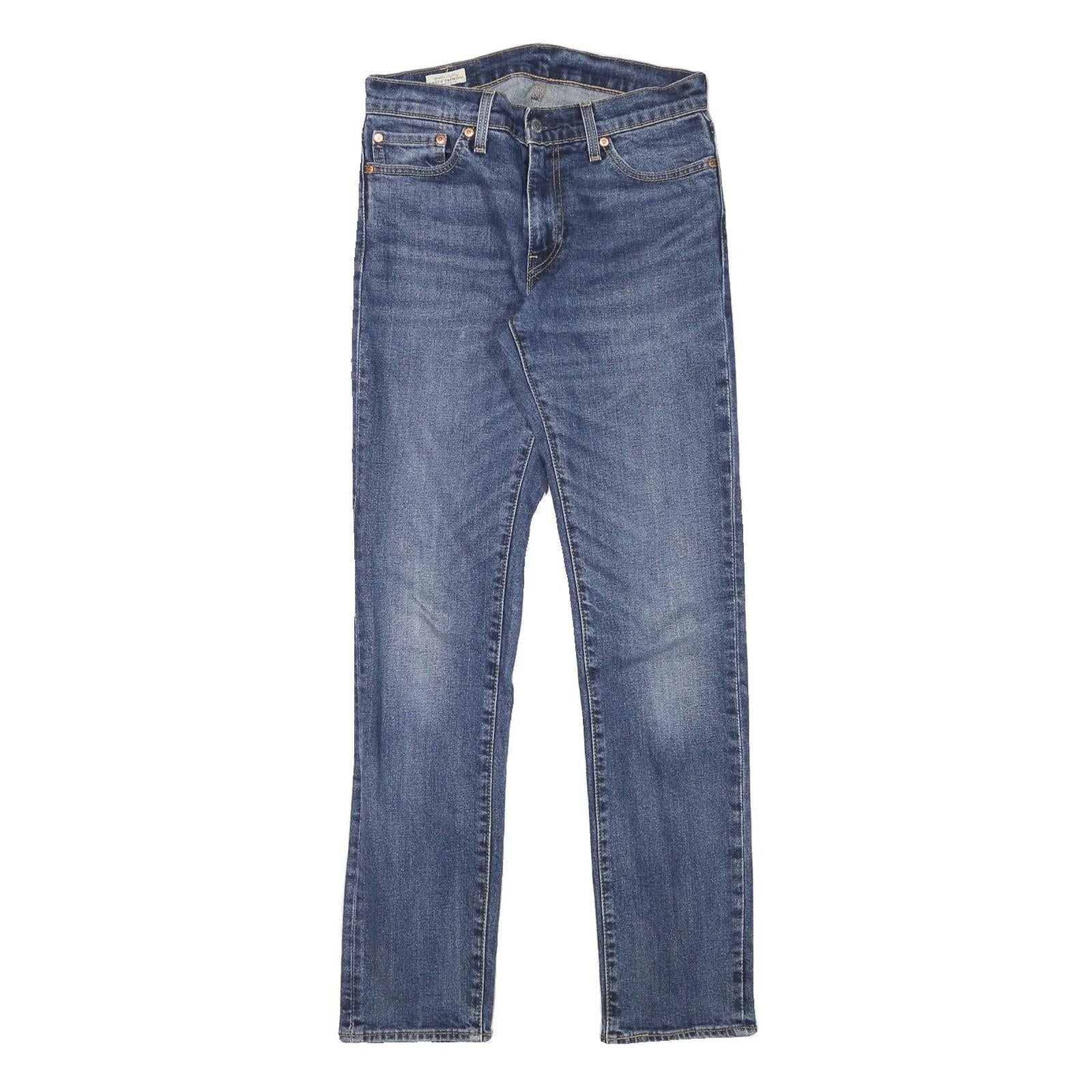 LEVI'S Mens Jeans Blue Slim Skinny Denim Medium W28 L31 Classic Style Zip