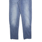 LEVI'S 527 Reg Bootcut Mens Blue Denim Medium W34 L30 Cotton Blend Zip Regular