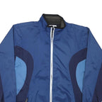 FILA Mens Blue & Navy Colourblock Jacket M Polyester Casual Zip Lightweight